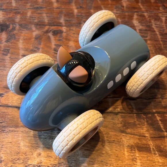 Playforever Midi Scrambler Toy Car With Cat Driver In Blue & White - Picture 4 of 8